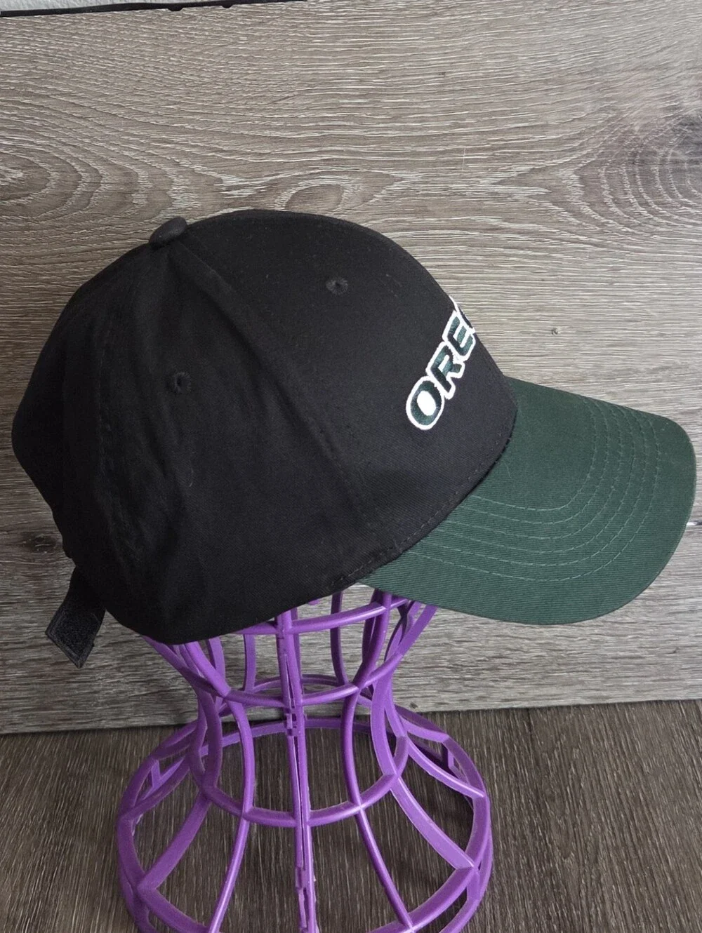 Oregon Black & Green Baseball Cap